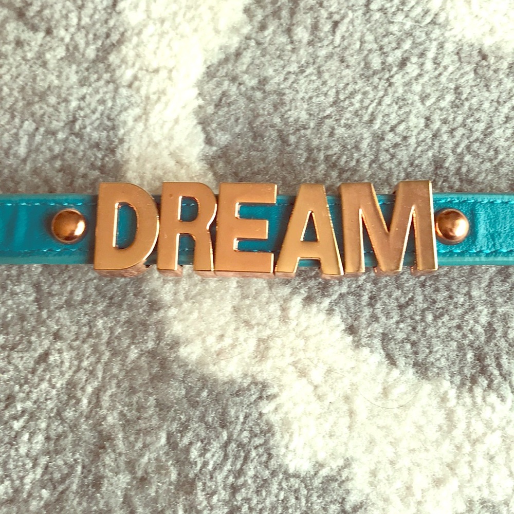 Teal + Rose Gold BCBGeneration “Dream” Bracelet